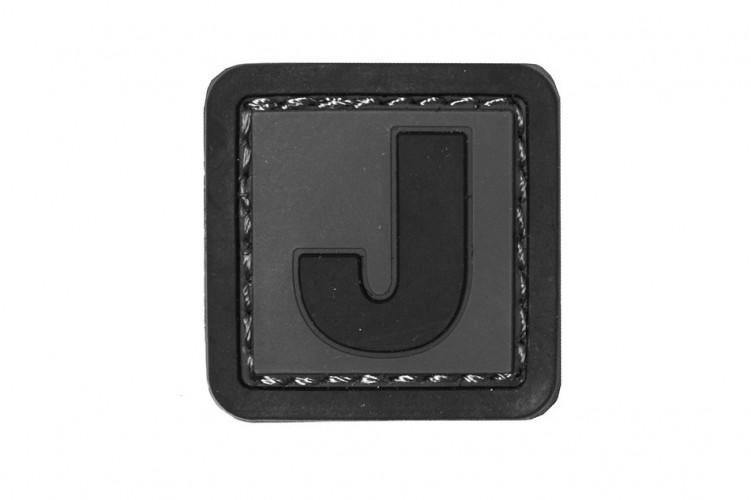 Patch 3D PVC Lettera J