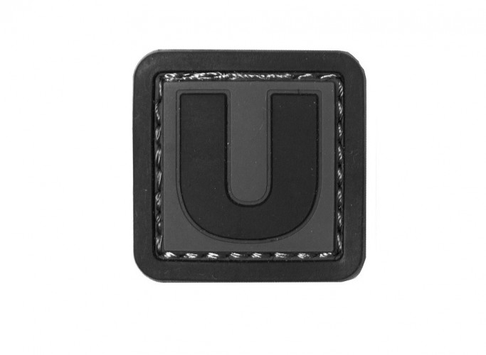 Patch 3D PVC Lettera U