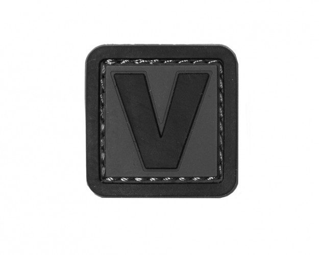 Patch 3D PVC Lettera V