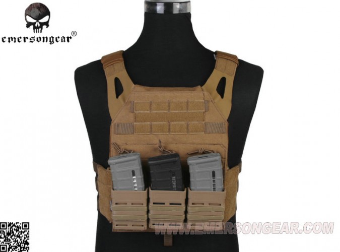 JPC Vest con FastMag Pouch Coyote Brown