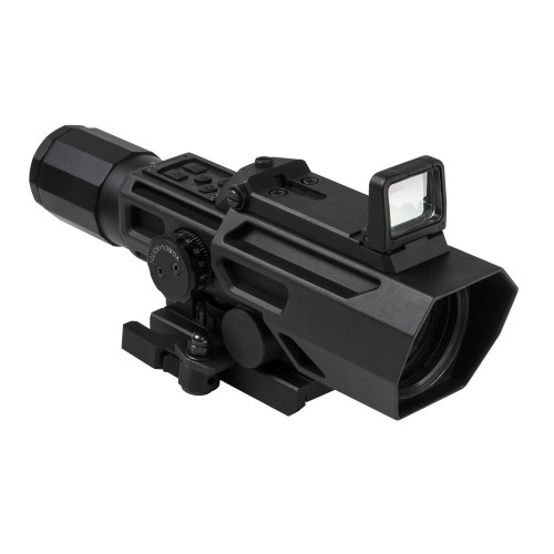 ADO 3-9X42 Scope w/Flip Up Red Dot Optic BK