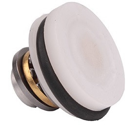 Testa Pistone POM con Cuscinetto Bianca (PT0022WH SHS)