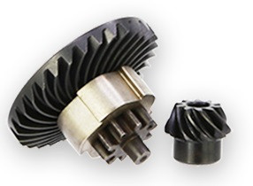 Ingranaggio Conico con Pignone Elicoidali