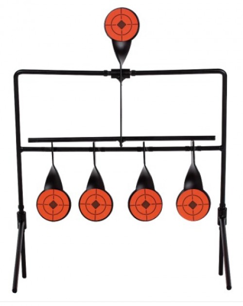 Five Paddle Reset Target Metal