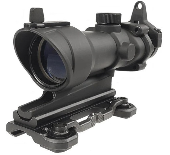 ACOG 4X32 Scope con Sgancio Rapido Nera (AO5314 AIM-O)
