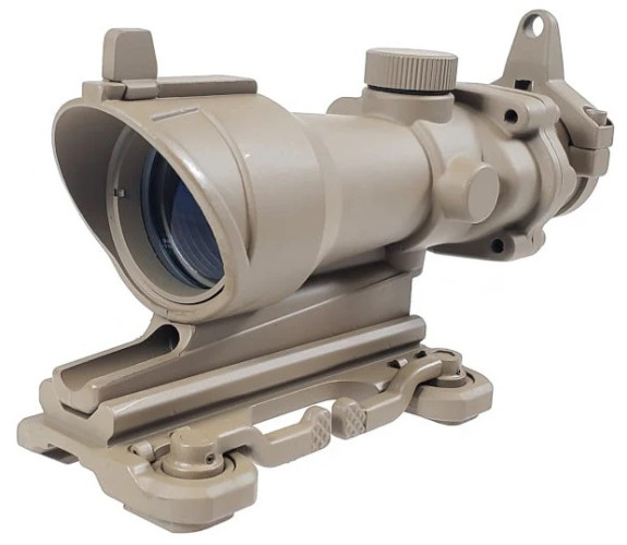 ACOG 4X32 Scope con Sgancio Rapido TAN (AO5314 AIM-O)