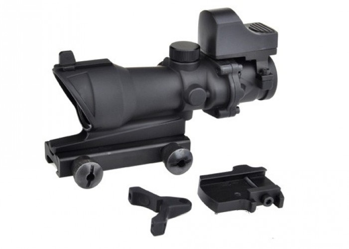 ACOG 4X32 Scope con Mini Dot Nera