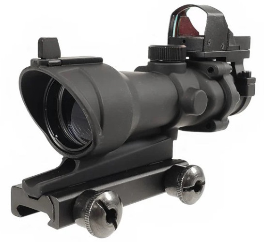 ACOG 4X32 Scope con Mini Dot Nera (AO5317 AIM-O)