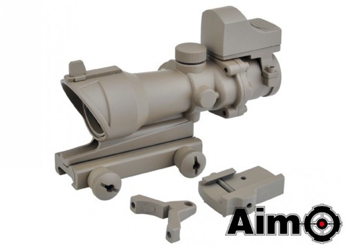 ACOG 4X32 Scope con Mini Dot TAN