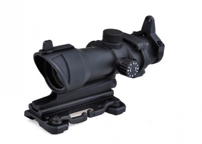 ACOG 4X32 Reticolo Illuminato con Sgancio Rapido Nera