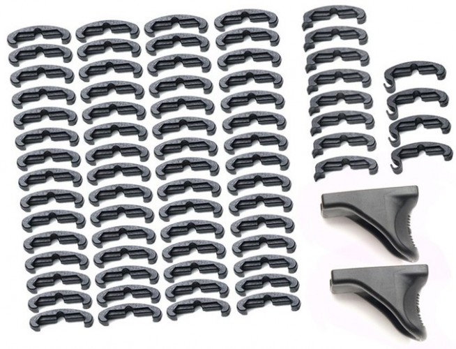 LaRue Style Index Clips Nere