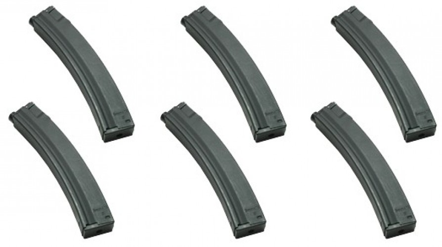 Set da 6 Caricatori Monofilari per MP5 da 100bb