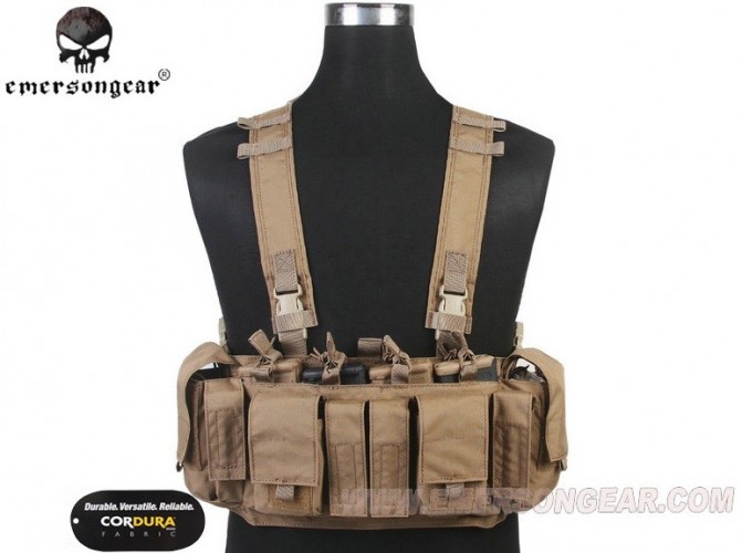 MF Style UW Gen IV Tactical Chest Rig Coyote Brown