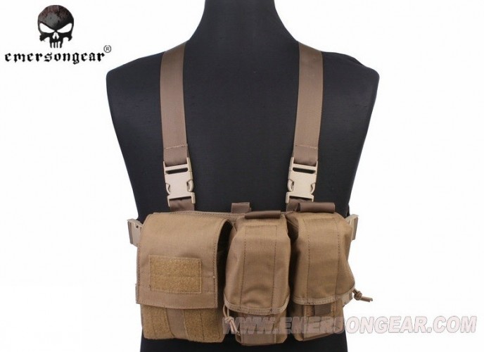 Lightweight Tactical Chest Rig Coyote Brown