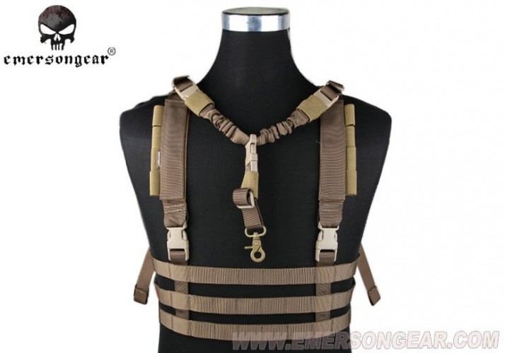 M.O.L.L.E. System Low Profile Chest Rig Coyote Brown