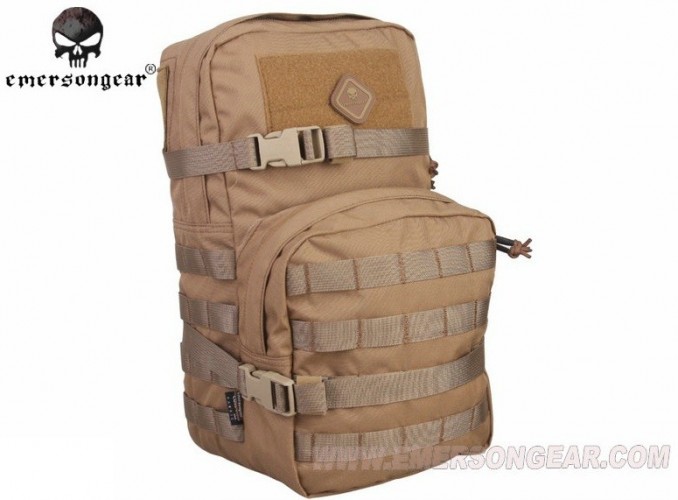 Modular Assault Pack w 3L Hydration Bag Coyote Brown