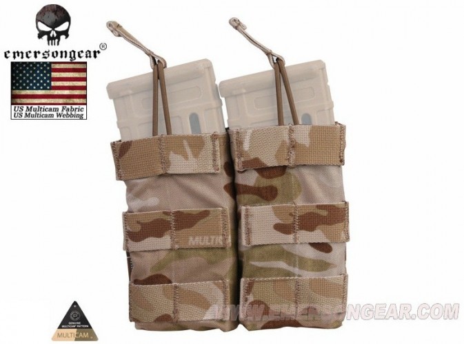 Tasca Porta Caricatore Doppio Open Top Multicam Arid