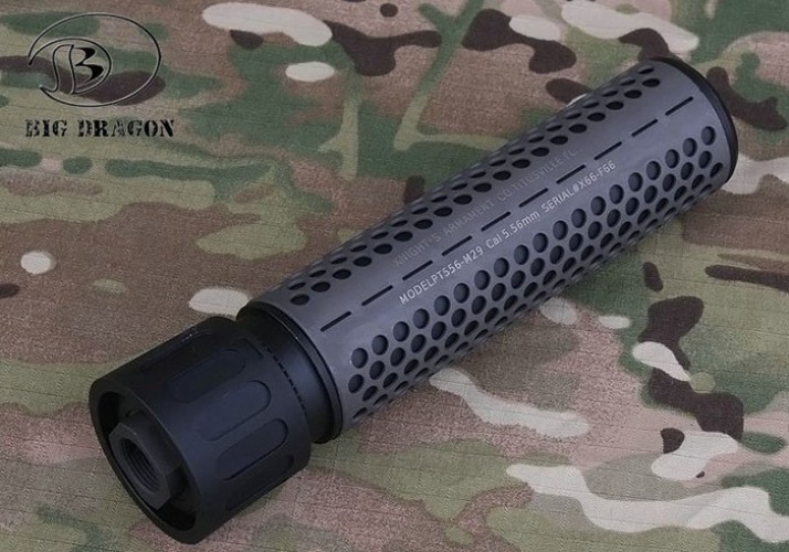 Silenziatore KAC Style QDC 175 mm - Nero