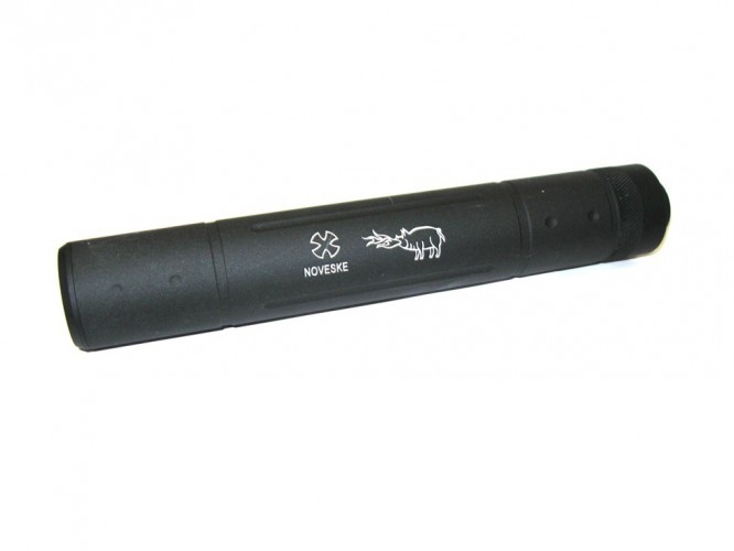 Silenziatore 190mm Fire Pig Nero