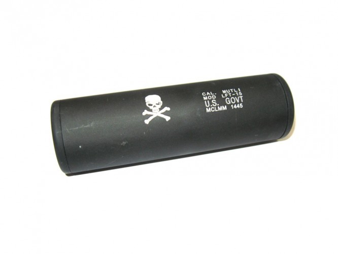 Silenziatore 110 mm Skull Nero