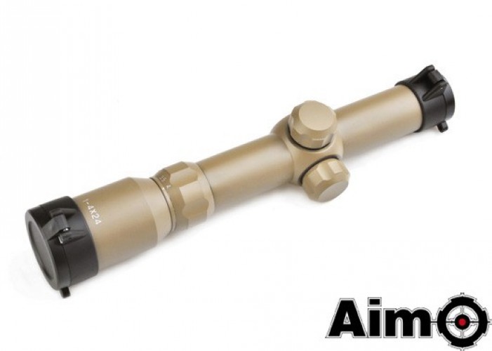 1-4x24 Tactical Scope TAN (AO3039 AIM-O)