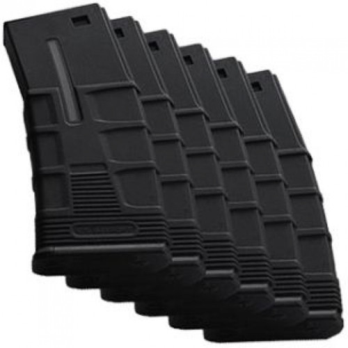 Set da 6 Caricatori Monofilari T-Tactical per M4 da 45bb Neri (MA-244 ICS)