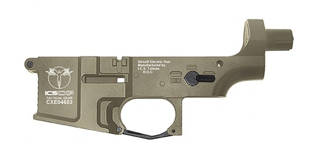 Lower Receiver in Metallo TAN per M4 YAK (MA-275 ICS)