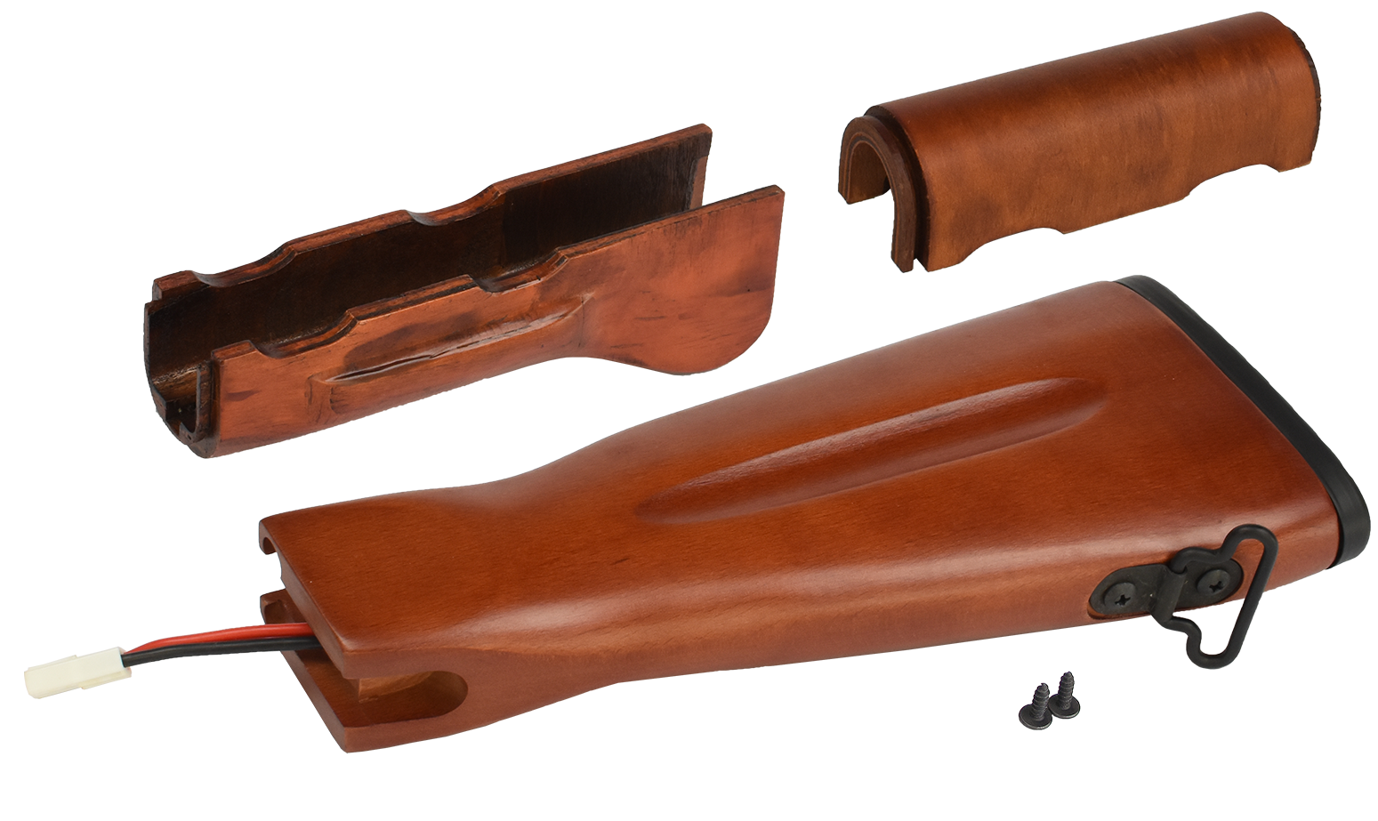 Kit Calcio Fisso e Paramano per AK74 in Legno (MK-75 ICS) Kit Calcio Fisso e Paramano per AK74 in Legno (MK-75 ICS)