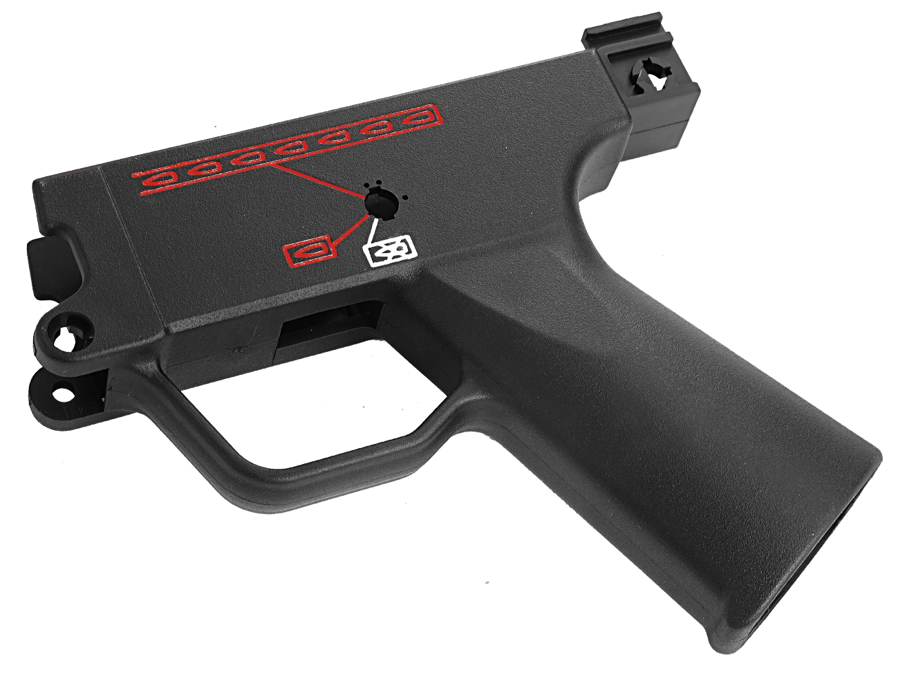 Guscio Inferiore Ambidestro MP5 (MP-42 ICS) Guscio Inferiore Ambidestro MP5 (MP-42 ICS)