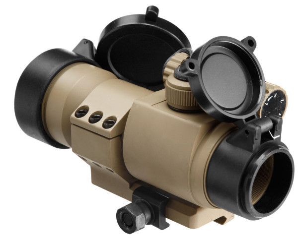 M2 Red-Green Dot con L Shaped Mount TAN (AO5020 AIM-O)