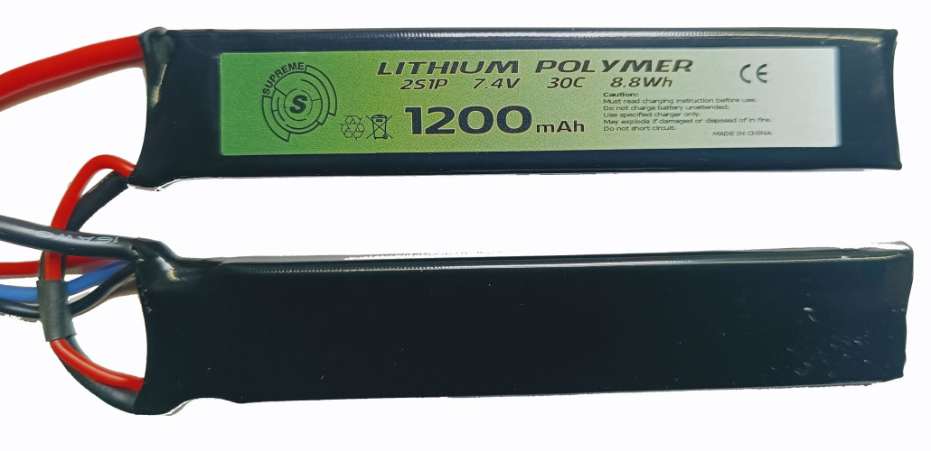 LiPo 7.4V x 1200mAh - 30C - Crane Doppia - TAMIYA (A12CT SUPREME)