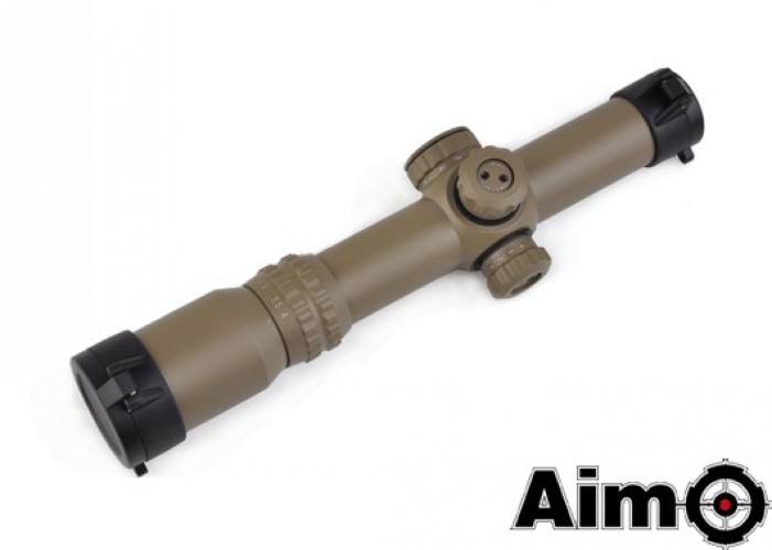 1-4x24SE Tactical Scope (Red-Green Reticle) TAN (AO3044 AIM-O)