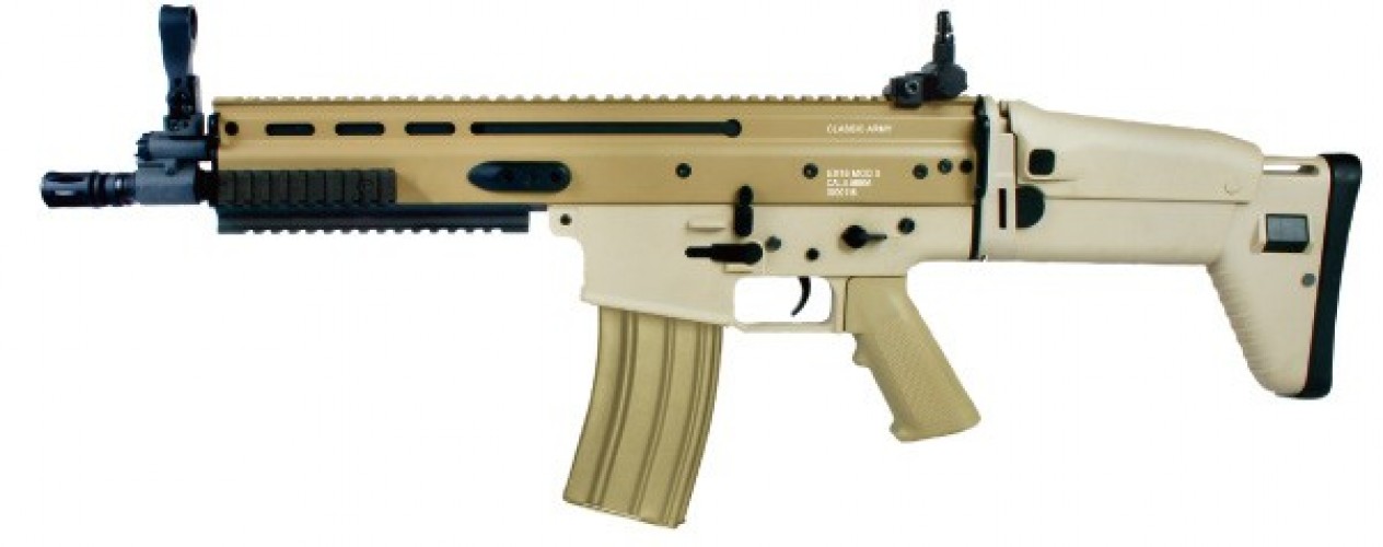 MK16 SCAR-L CQC Sportline TAN (SP029P-T CLASSIC ARMY)