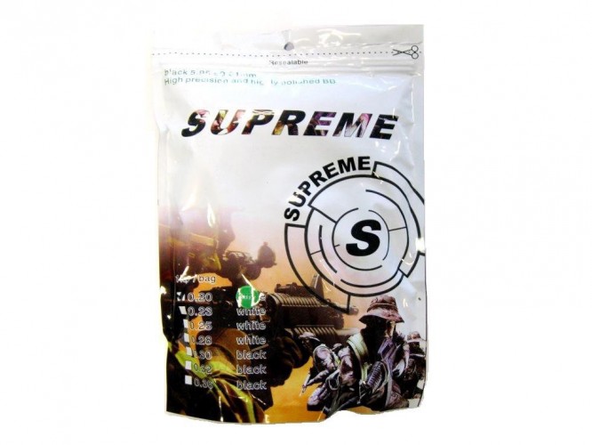 Busta da 1kg da 5000bb di 0.20g Light Green (SUPREME)