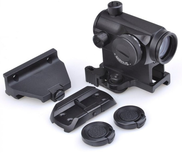 T1 Red/Green Dot with QD/Low/Offset Mount Black (AO5031 AIM-O)