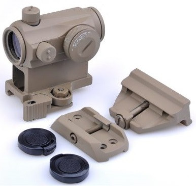 T1 Red/Green Dot with QD/Low/Offset Mount TAN (AO5031 AIM-O)