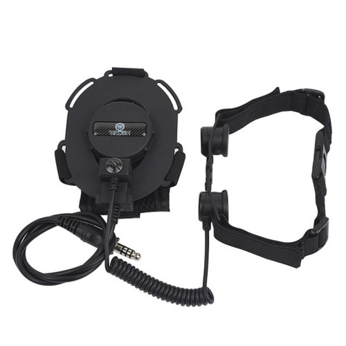 Bowman III EVO Headset with Throat MIC Black (Z070 Z-Tactical)