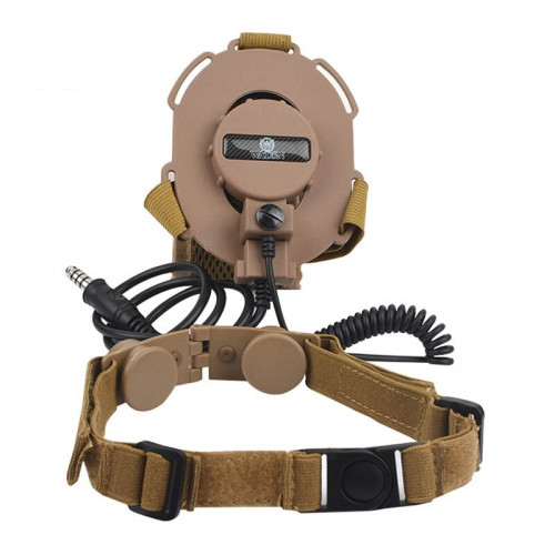 Bowman III EVO Headset with Throat MIC TAN (Z070 Z-Tactical)