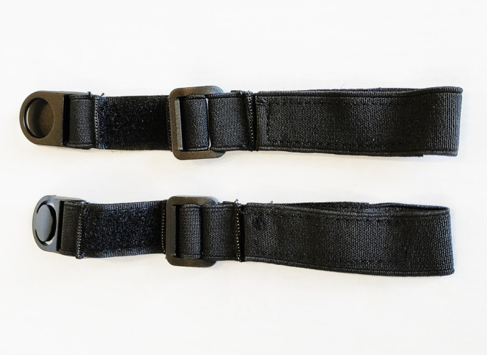 Ricambio Straps for Throat Mic Black (Z155 Z-Tactical)