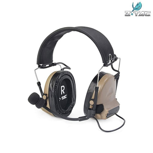 Cuffia Attiva High Quality Comtac II TAN (Z044 Z-Tactical)