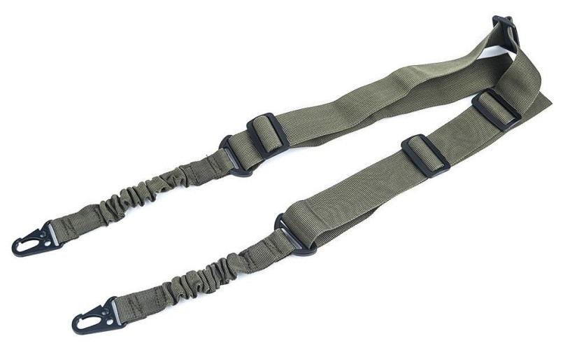 Tactical Adjustable Gun Sling Two Point Olive Drab (NH07004 nHelmet)