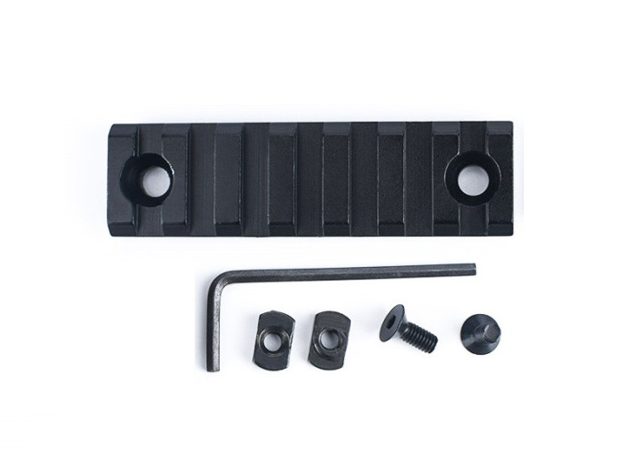 7-Slot M-Lok Rail Black (ME110 Metal)