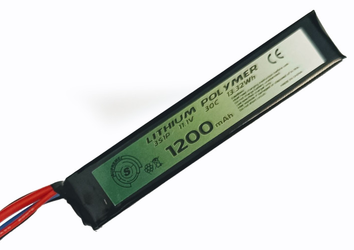 LiPo 11.1V x 1200mAh - 30C - Tubo - TAMIYA (B12TT SUPREME)