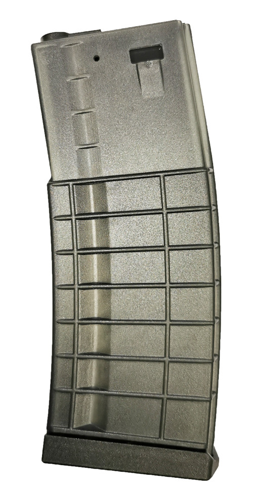 DMAG  (sfuso) per HK416 da 350 bb Hi-Cap Flash EMM Trasparente (MAG-HF D-Day)