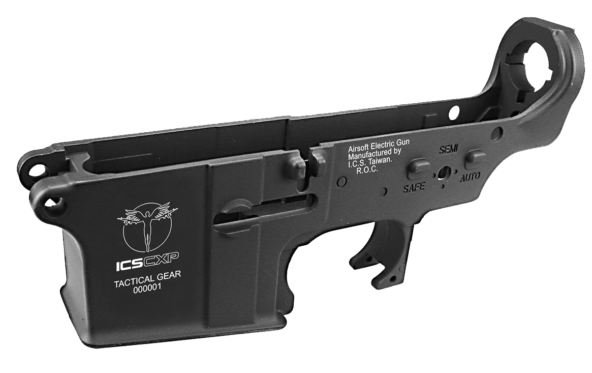 Guscio Inferiore in Metallo CXP (M4) - Black (MA-28F ICS)