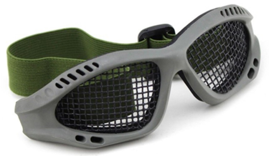 Tactical Goggles - Steel Mesh - Olive Drab (GG-MA-01-OD Wosport)