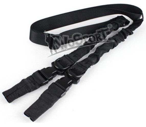 American Double Point Sling - Black (SL-06-BK Wosport)