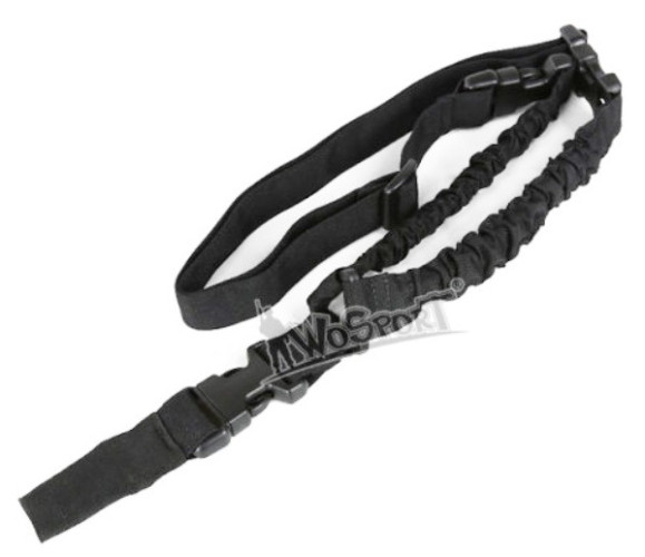 WST Single Point Function Sling - Black (SL-25-BK Wosport)
