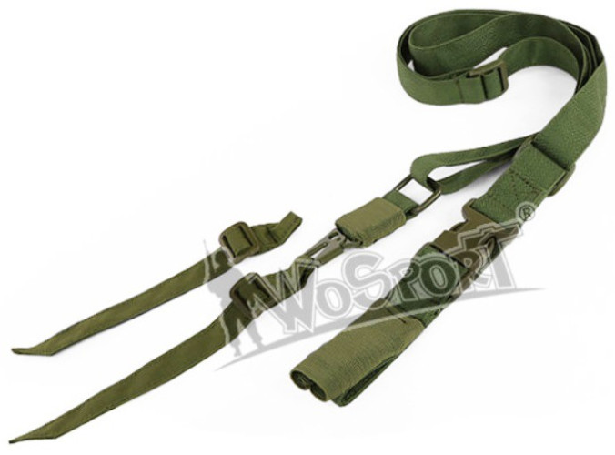 WST Three Point Sling I - Olive Drab (SL-27-OD Wosport)