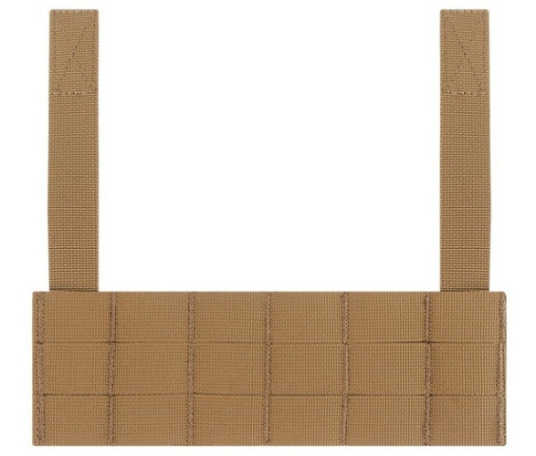 Pannello MOLLE per Chest Rig - Coyote Brown (VE-87-ACC-04-CB Wosport)